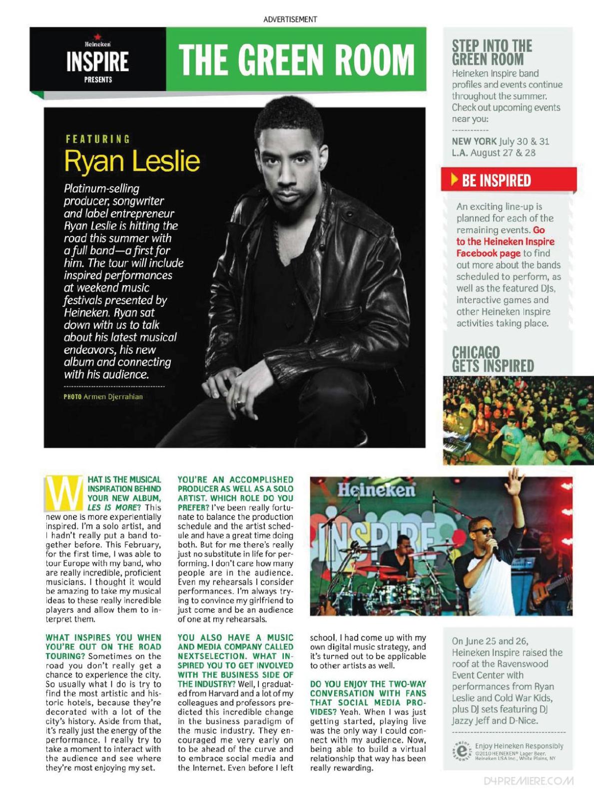 Ryan Leslie Feature In RollingStone Magazine | HipHop-N-More1189 x 1599