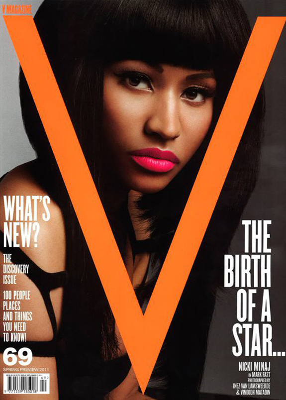 Nicki Minaj covers the Spring Preview edition of V magazine.