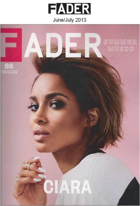 Ciara Covers FADER (June / July) | HipHop-N-More