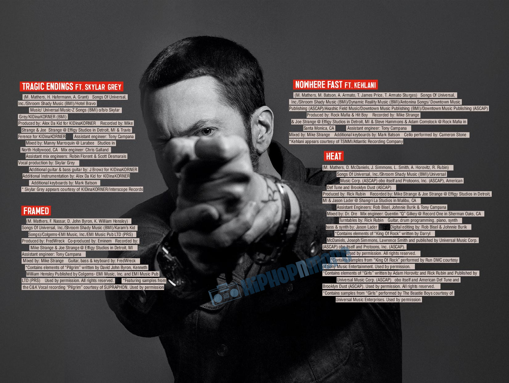 Eminem – 'Revival' (Full Booklet & Production Credits) | HipHop-N-More
