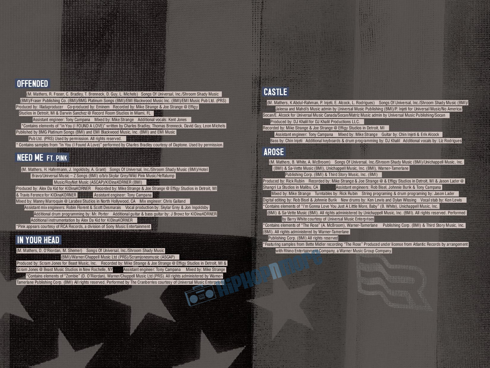 Eminem – 'Revival' (Full Booklet & Production Credits) | HipHop-N-More1650 x 1240
