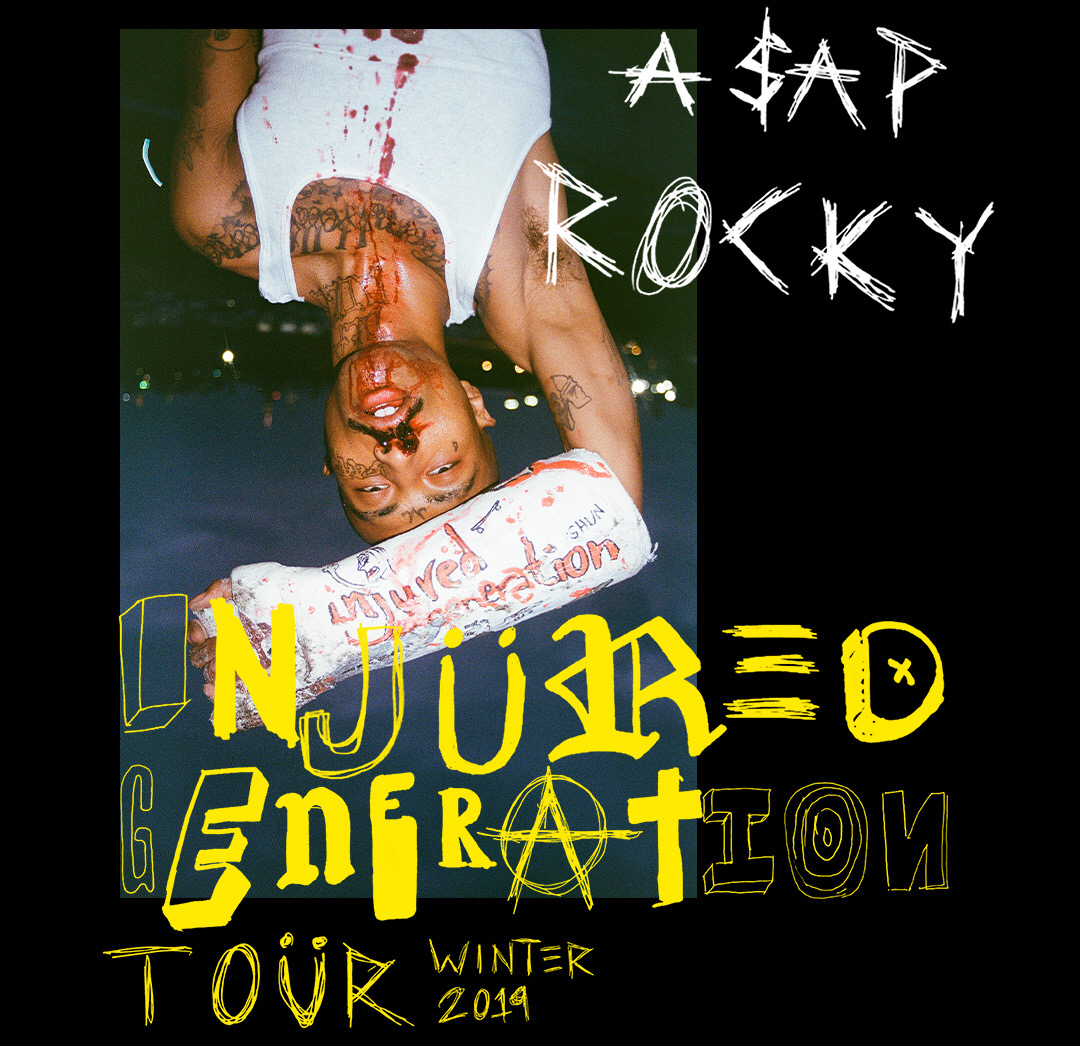 ASAP Rocky Announces 'Injured Generation Tour' HipHopNMore