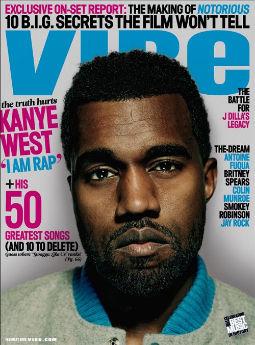 Kanye on the cover of 'VIBE' Magazine | HipHop-N-More
