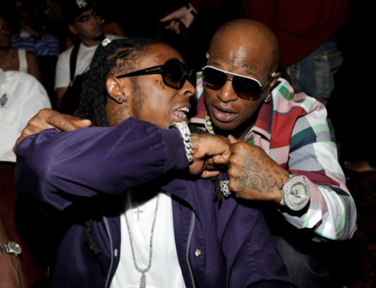 Lil wayne kissing birdman