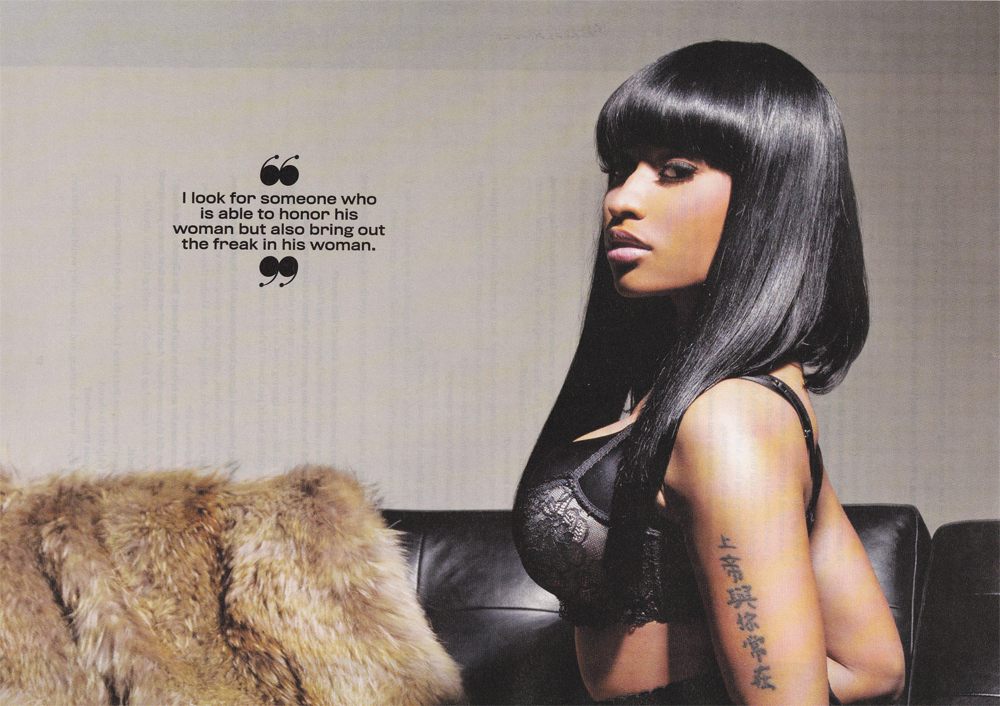 Nicki Minaj x KING Magazine Photo Spread.
