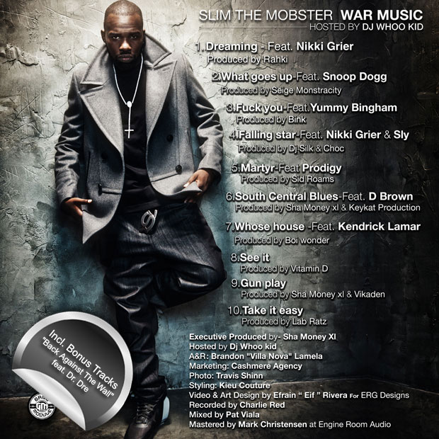Slim The Mobster – 'War Music' (Mixtape Artwork & Track List) | HipHop ...