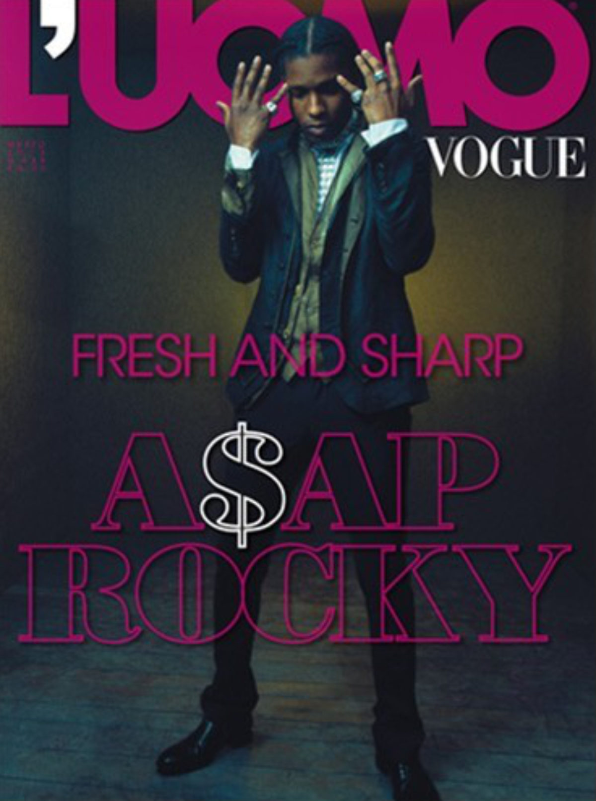 A$AP Rocky Covers L'Uomo Vogue Magazine | HipHop-N-More, image size:1200x1614