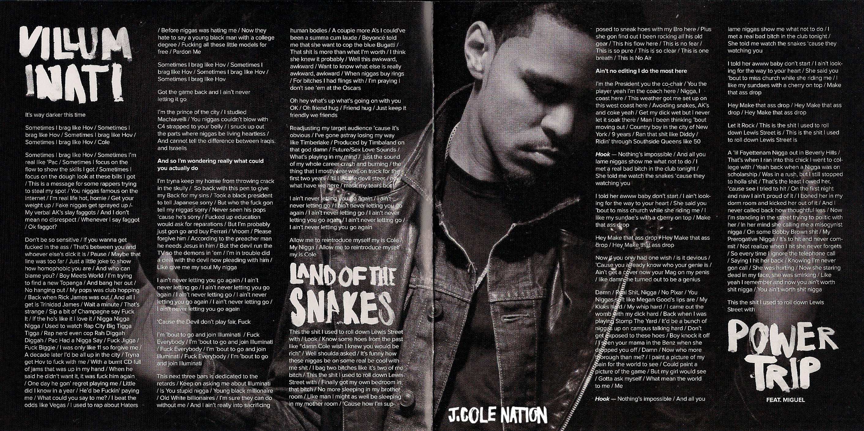 J. Cole – Born Sinner (Booklet, Production Credits & Lyrics) | HipHop-N
