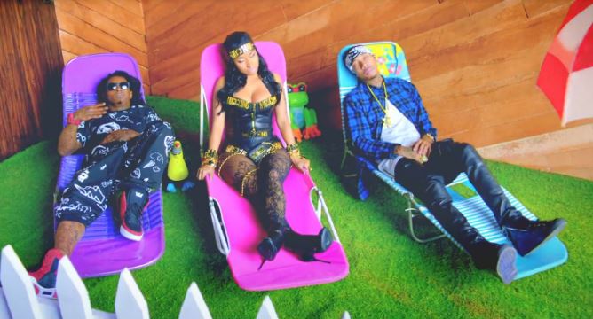 Lil Wayne, Tyga and Nicki Minaj's single 'Senile' from Young...