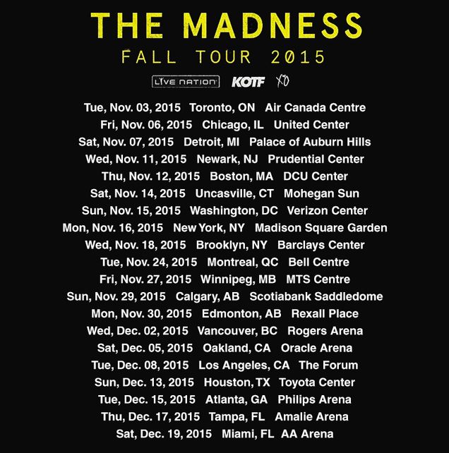 The Weeknd Announces 'The Madness Tour' Dates HipHopNMore