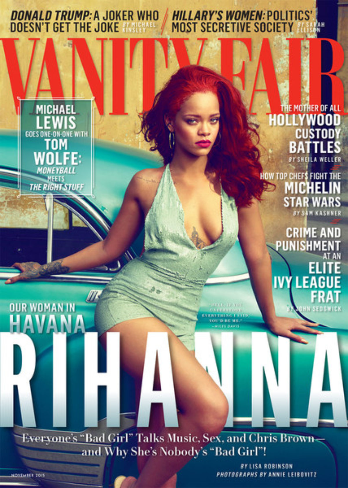 Rihanna Covers Vanity Fair; Talks Chris Brown, Sex Life & More |  HipHop-N-More