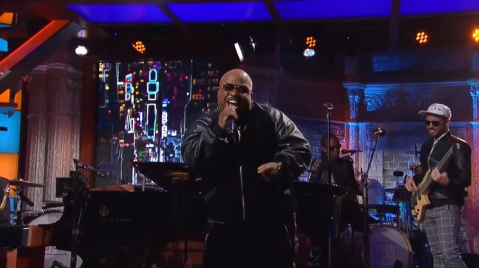 ceelo green performs working class work on the late show