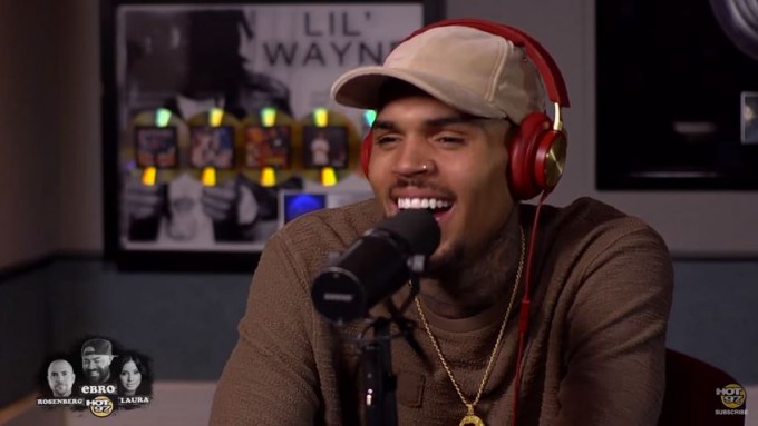 chris brown returns to ebro in the morning