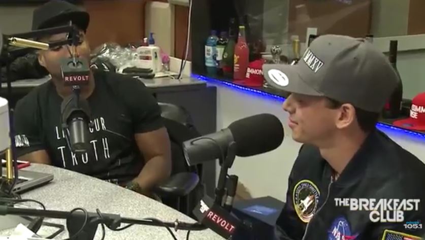 Logic on The Breakfast Club