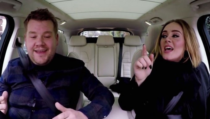 adele carpool