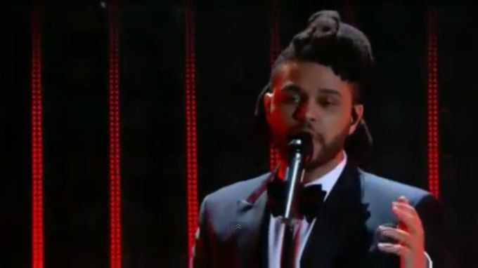 the weeknd grammy performance