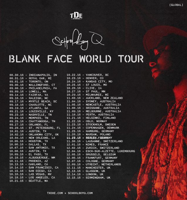 blank face world tour