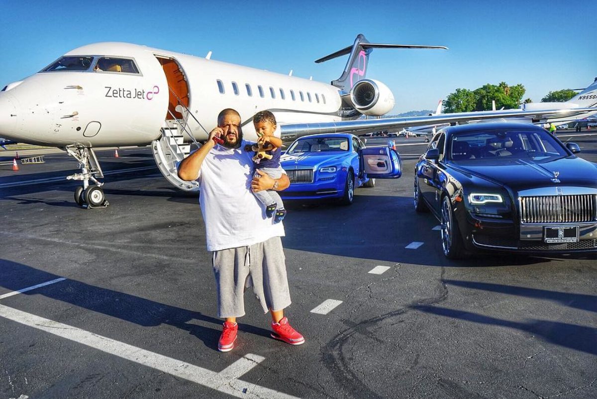 DJ Khaled Golfs Before Boarding Private Jet, Enjoys Sea-Doo