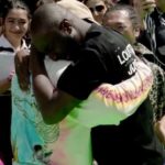 Virgil and Kanye Share a Hug and a Cry at the Louis Vuitton Men's Show