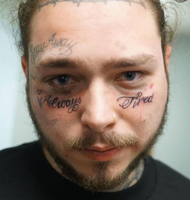 Post Malone Explains His 'Always Tired' Tattoo | HipHop-N-More