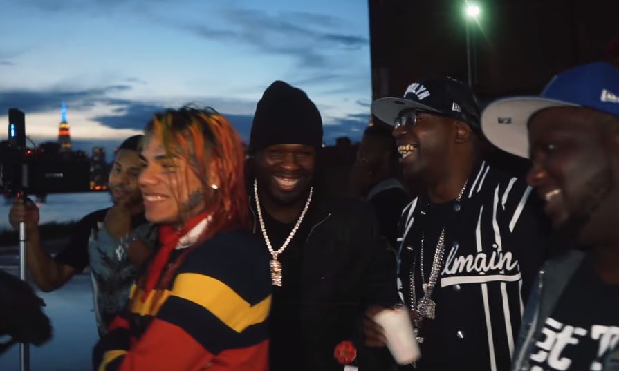 Watch Behind The Scenes of Uncle Murda, 50 Cent, 6ix9ine & Casanova's 'Get  The Strap' Video