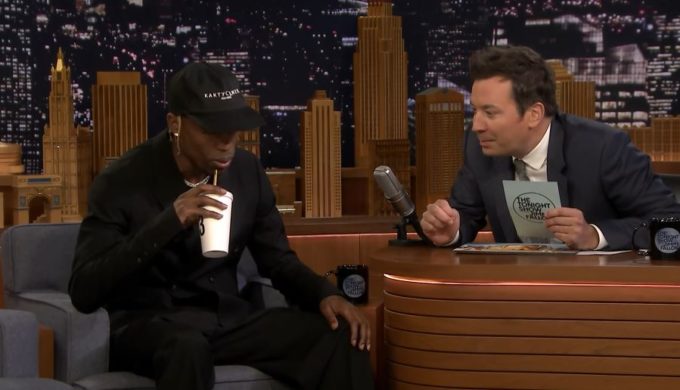 Travis Scott Takes a Jamba Juice Taste Challenge on Jimmy Fallon ...