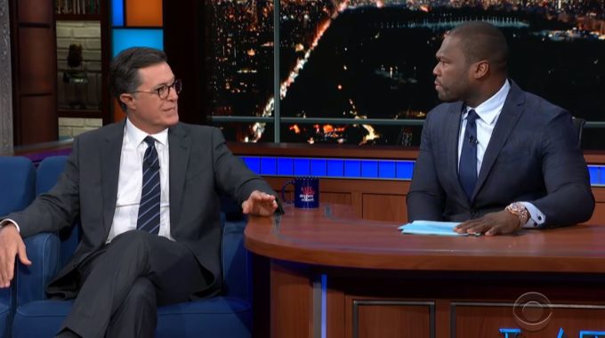 50 Cent Interviews Stephen Colbert in 