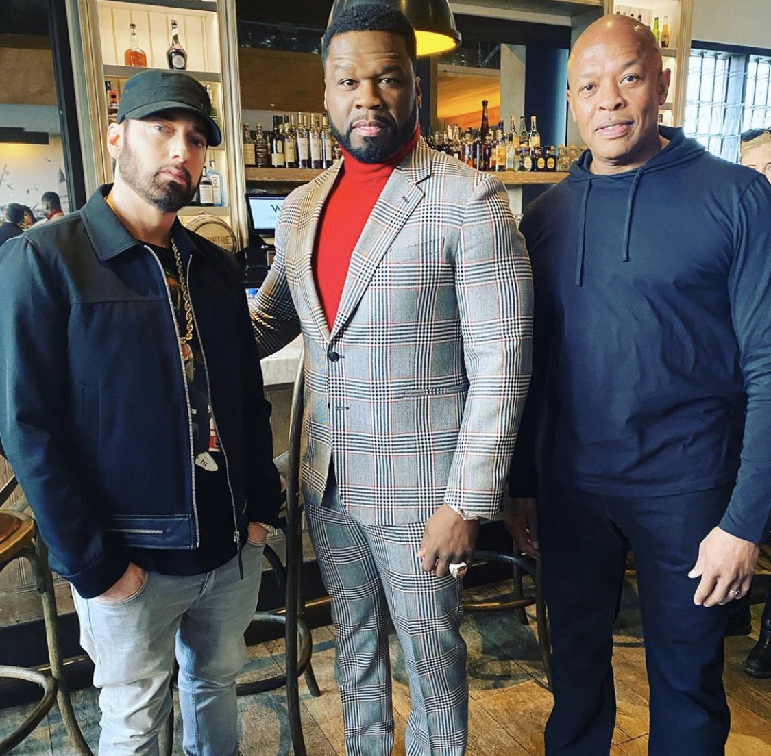 50 Cent's Hollywood Walk of Fame Ceremony Reunites Him with Dr. Dre ...