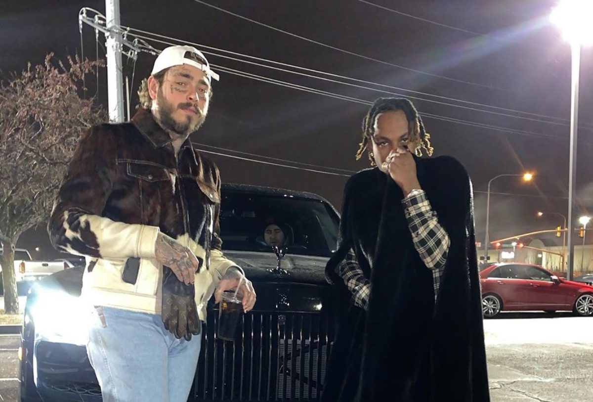 Post Malone brought out almost all of Atlanta last night Lil Baby