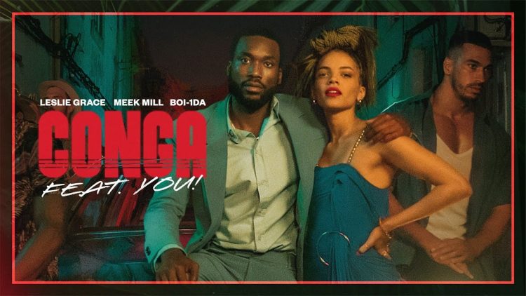 Meek Mill Re-Creates Latin Classic ‘Conga’ with Leslie Grace & Boi-1da: Watch