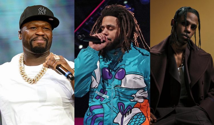 50 Cent, J. Cole & Travis Scott To Headline Rolling Loud New York ...