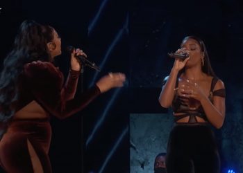 Jazmine Sullivan Performs ‘Tragic’ & ‘On It’ With Maxine Waters & Ari Lennox At 2021 BET Awards