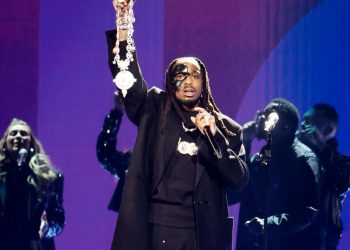 Quavo Performs Takeoff Tribute ‘Without You’ at 2023 GRAMMYs: Watch