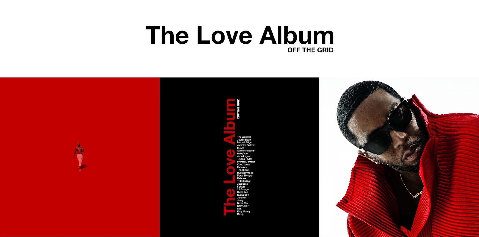 Diddy Reveals Tracklist & Star Studded Features for 'The Love Album