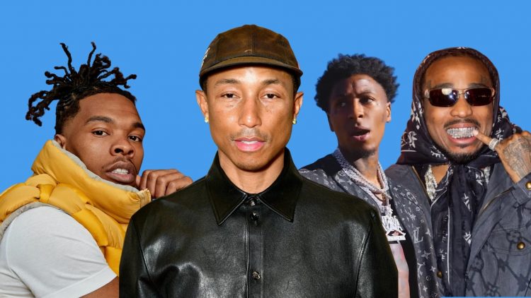 Pharrell Premieres New Songs With Lil Baby, Quavo, NBA YoungBoy At Louis Vuitton Fashion Show