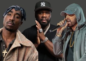 50 Cent Reveals He Worked With Eminem & Unreleased Tupac Recordings For ‘Street Fighter’ Theme Music: Watch